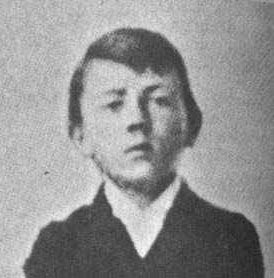 Adolf Hitler as a schoolboy