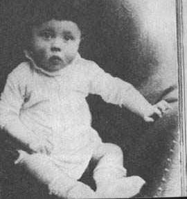 Adolf Hitler as an infant